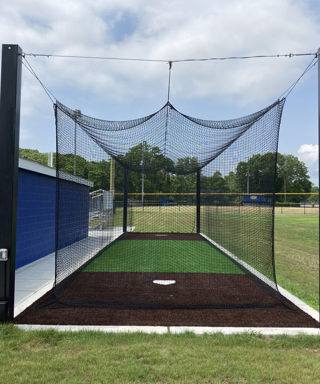 Jaypro Sports Batting Tunnel Frame - Mega Outdoor - (55 ft.) - Single | MPCTF - 55S MPCTF-55S - Play and Sync