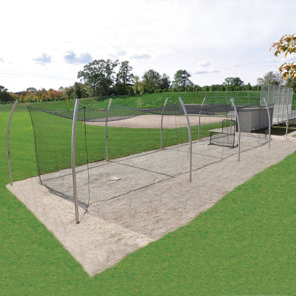 Jaypro Sports Batting Tunnel Frame - Professional Outdoor (70 ft.) - Single | PROTF - 70 PROTF-70 - Play and Sync