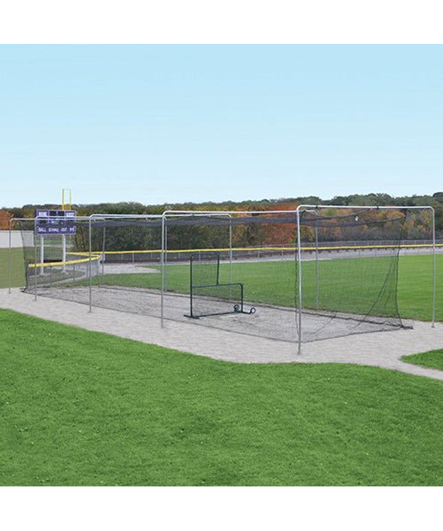 Jaypro Sports Batting Tunnel Frame - Single (55 ft.) - Surface Mounted (Outdoor) | BBTFSM - 55 BBTFSM-55 - Play and Sync