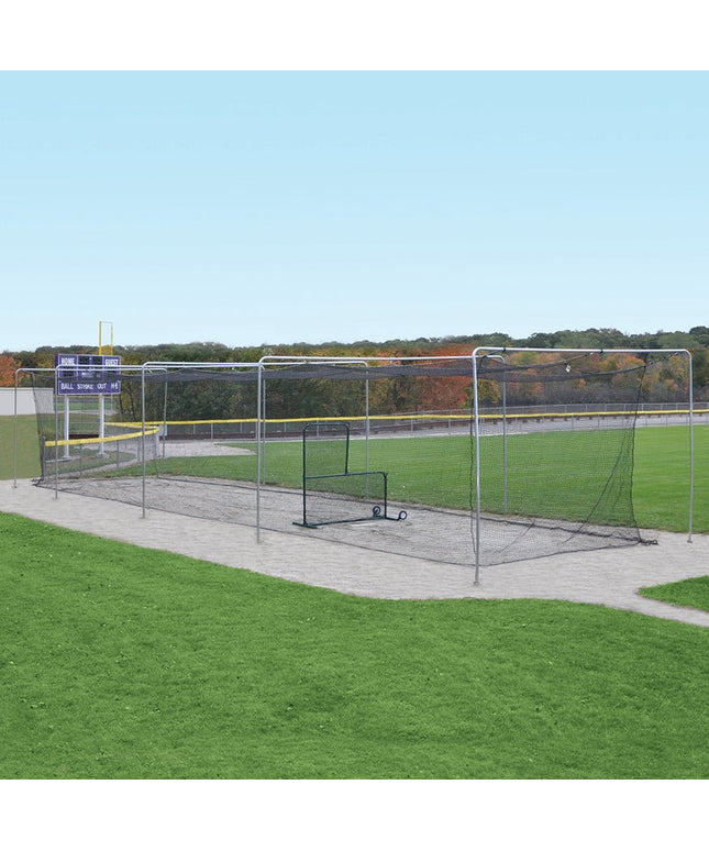 Jaypro Sports Batting Tunnel Frame - Single (70 ft.) - Semi - Permanent (Outdoor) | BBTF - 70 BBTF-70 - Play and Sync