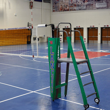 Jaypro Sports Carbon Ultralite Volleyball Deluxe Package (3 - 1/2 in. Floor Sleeve) - NFHS, NCAA, USVBA Compliant | PVB - 9PKG PVB-9PKG - Play and Sync