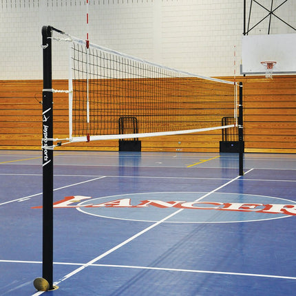 Jaypro Sports Carbon Ultralite Volleyball Deluxe Package (3 - 1/2 in. Floor Sleeve) - NFHS, NCAA, USVBA Compliant | PVB - 9PKG PVB-9PKG - Play and Sync