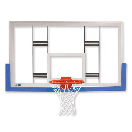 Jaypro Sports Conversion Backboard - 42 in. Rectangular Glass Backboard - NCAA, NFHS Compliant | GCBB - 35 GCBB-35 - Play and Sync