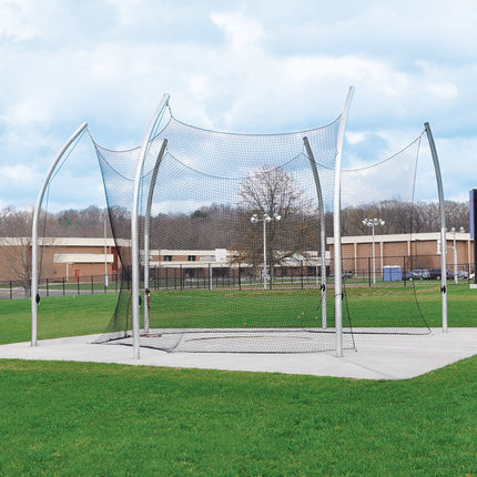 Jaypro Sports Discus Cage (with Net - No Ground Sleeves) | DCHS - 35 DCHS-35 - Play and Sync