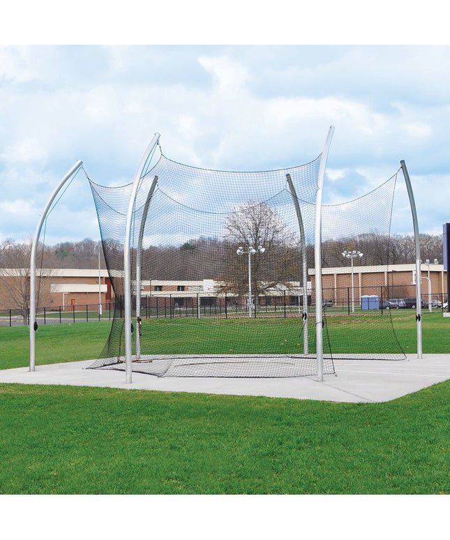 Jaypro Sports Discus Cage (with Net - No Ground Sleeves) | DCHS - 35 DCHS-35 - Play and Sync