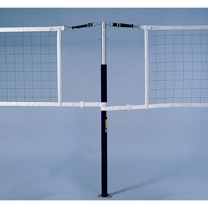 Jaypro Sports FeatherLite Volleyball Net Center Upright System (3 in. Floor Sleeve) - NFHS, NCAA, USVBA Compliant | PVBC - 450 PVBC-450 - Play and Sync