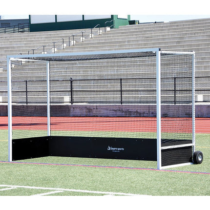 Jaypro Sports Field Hockey Goal Package (2 in. x 2 in. Square Aluminum with Bottom Boards) - Official (7 ft.H x 12 ft.W x 4 ft.D) - NFHS, NCAA, FIH Compliant | FHG - 2ALPKG FHG-2ALPKG - Play and Sync
