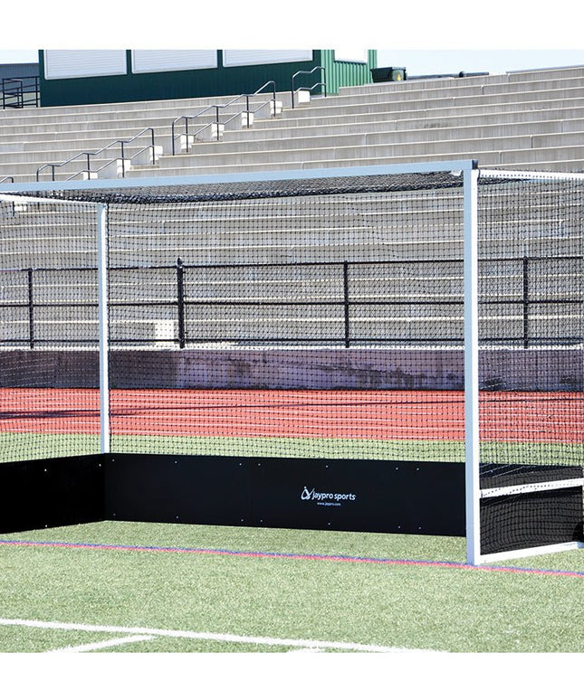 Jaypro Sports Field Hockey Goal Package (2 in. x 2 in. Square Aluminum with Bottom Boards) - Official (7 ft.H x 12 ft.W x 4 ft.D) - NFHS, NCAA, FIH Compliant | FHG - 2ALPKG FHG-2ALPKG - Play and Sync