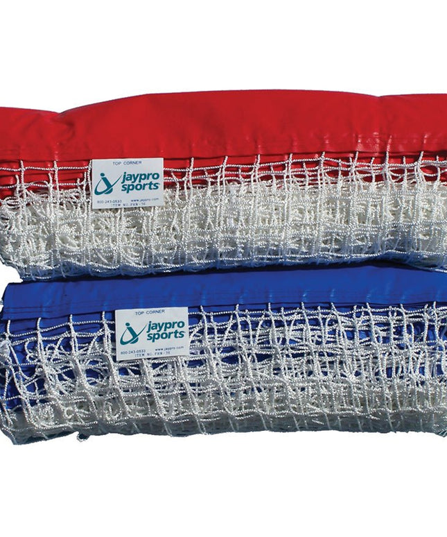 Jaypro Sports Floor Hockey Goals - Deluxe (4 ft.H x 6 ft.W x 20 in. D) (1 - Red, 1 - Blue) | FHGN - 33 FHGN-33 - Play and Sync