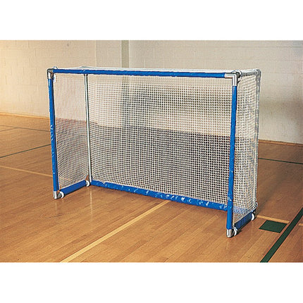 Jaypro Sports Floor Hockey Goals - Deluxe (4 ft.H x 6 ft.W x 20 in. D) (1 - Red, 1 - Blue) | FHGN - 33 FHGN-33 - Play and Sync