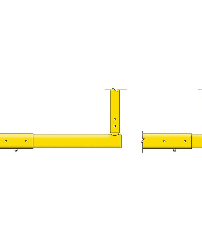 Jaypro Sports Football Goal Posts - 6 - 5/8 in. Pole | 6 ft. Offset | 20 ft. Uprights | Expandable Crossbar | Leveling Plate - Max - 1 | FBGP - 420AX FBGP-420AX - Play and Sync