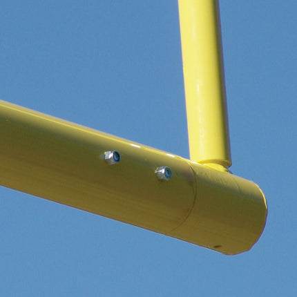 Jaypro Sports Football Goal Posts - 6 - 5/8 in. Pole | 6 ft. Offset | 30 ft. Uprights | 18 ft. - 6 in. Wide [C] | Semi - Perm - Max - 1 | FBGP - 530C FBGP-530C - Play and Sync