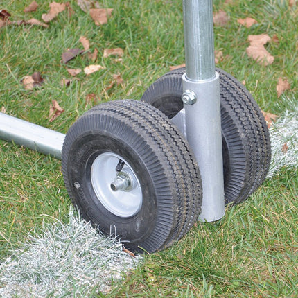 Jaypro Sports Football/Soccer Practice H - Frame Goal - Portable (High School) (23 ft.4 in. W x 20 ft.H) | PPG - 4HS PPG-4HS - Play and Sync