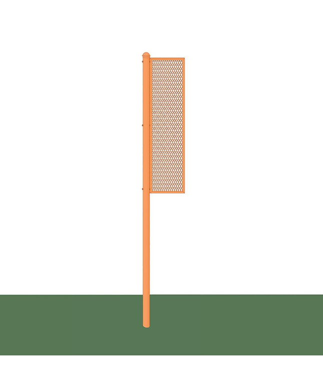 Jaypro Sports Foul Poles - 12 ft. - Softball (Collegiate) (Semi - Permanent) | SBCFP - 12 SBCFP-12 - Play and Sync
