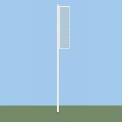 Jaypro Sports Foul Poles - 15 ft. - Softball (Collegiate) (Semi - Permanent) | SBCFP - 15 SBCFP-15 - Play and Sync