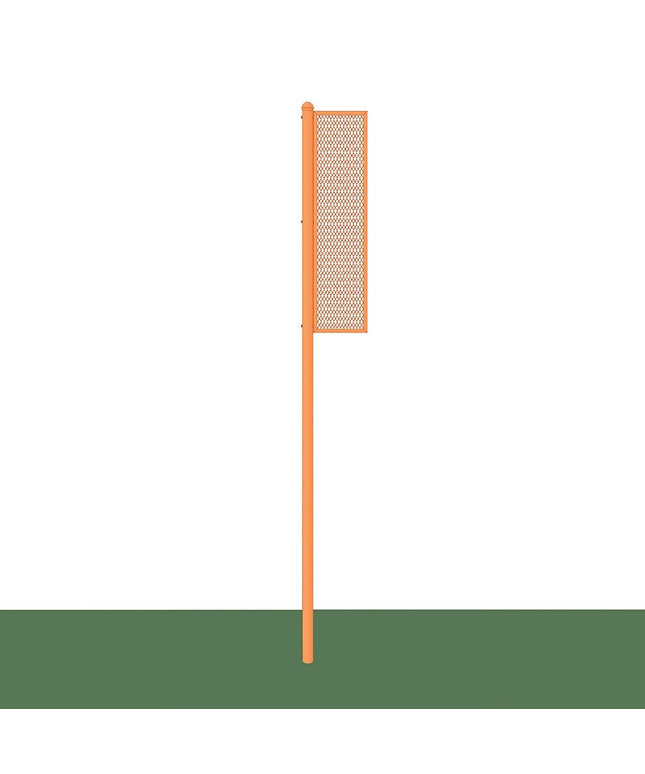 Jaypro Sports Foul Poles - 15 ft. - Softball (Collegiate) (Semi - Permanent) | SBCFP - 15 SBCFP-15 - Play and Sync
