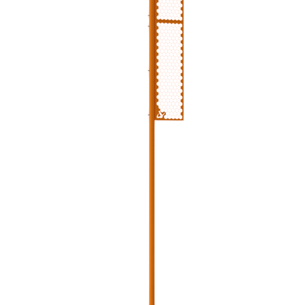 Jaypro Sports Foul Poles - 20 ft. - Softball (Professional) (Surface Mount) | SBFP - 200SM SBFP-200SM - Play and Sync