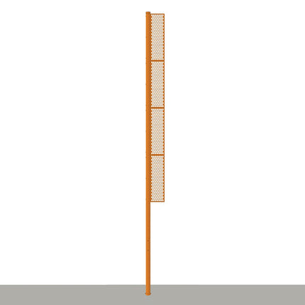 Jaypro Sports Foul Poles - 30 ft. - Softball (Professional) (Surface Mount) | SBFP - 30SM SBFP-30SM - Play and Sync