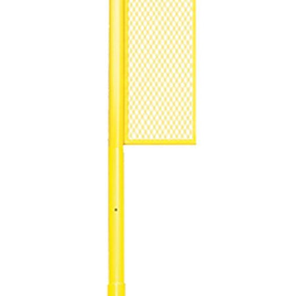 Jaypro Sports Foul Poles - Collegiate (15 ft.) - Baseball/Softball (Semi - Permanent) (Yellow) | BBSBFP - 15 BBSBFP-15 - Play and Sync