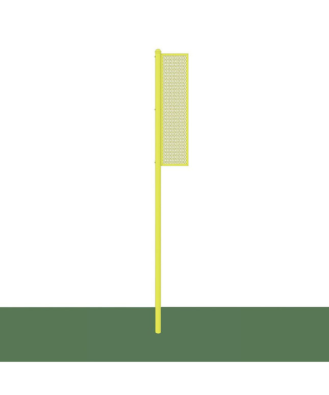 Jaypro Sports Foul Poles - Collegiate (15 ft.) - Baseball/Softball (Semi - Permanent) (Yellow) | BBSBFP - 15 BBSBFP-15 - Play and Sync