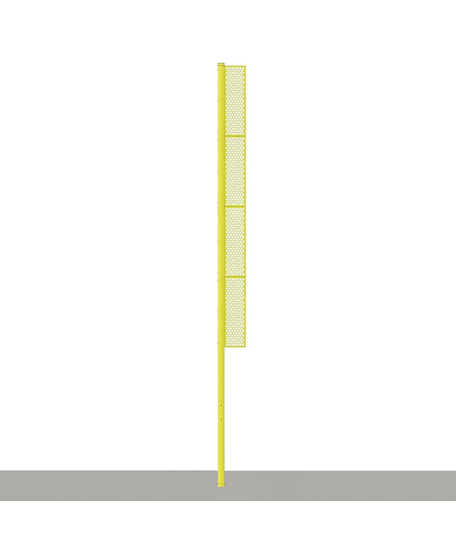 Jaypro Sports Foul Poles - Professional (30 ft.) - Baseball (Semi - Permanent) (Yellow) | BBFP - 30 BBFP-30 - Play and Sync