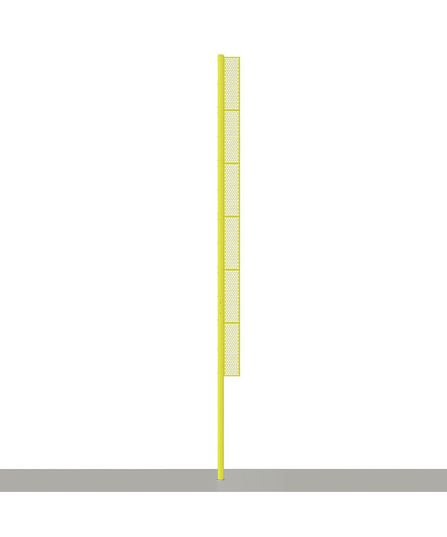 Jaypro Sports Foul Poles - Professional (40 ft.) - Baseball (Semi - Permanent) (Yellow) | BBFP - 40 BBFP-40 - Play and Sync