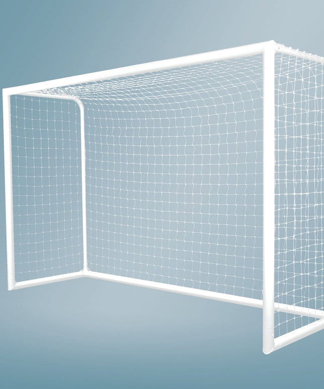 Jaypro Sports Futsal Goal - Deluxe, Official Size (6 ft. 7 in. H x 9 ft. 10 in. W x 3 ft.3 in. D - 4 in. Sq. Net) (2m x 3m) | FSG - 1 FSG-1 - Play and Sync