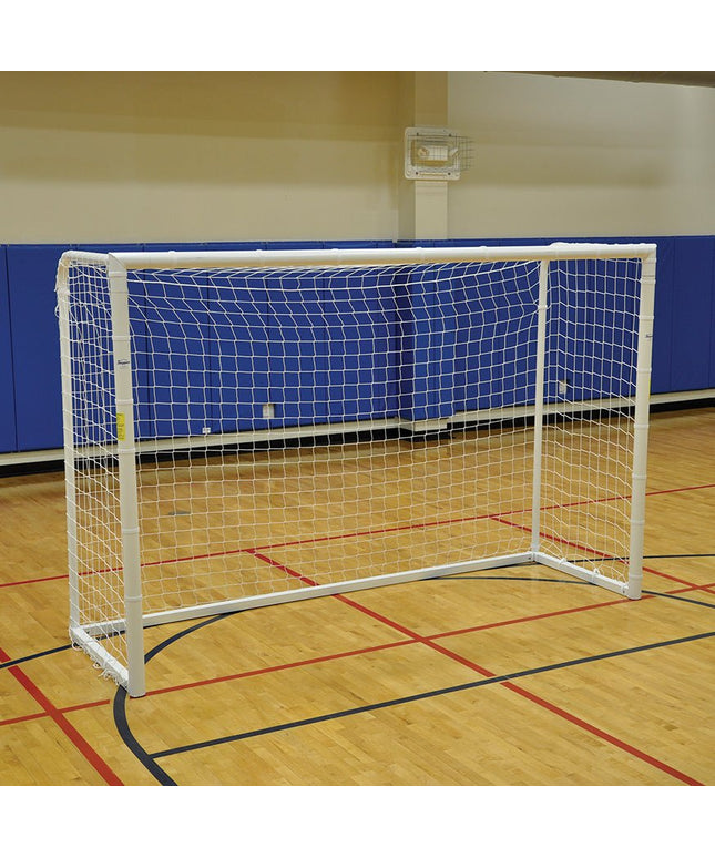 Jaypro Sports Futsal Goal - Official Size (6 ft. 7 in. H x 9 ft. 10 in. W x 3 ft.3 in. D - 4 in. Sq. Net) (2m x 3m) | FSG - 2 FSG-2 - Play and Sync