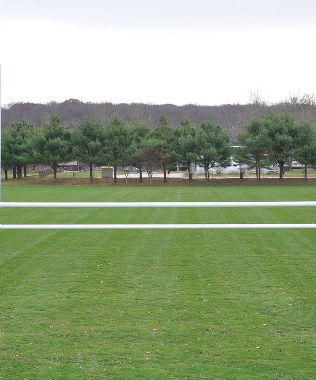 Jaypro Sports Goals - Soccer/Football (with Standard Backstays) - Deluxe, Official Size (8 ft. H x 24 ft. W x 4 ft. B x 10 ft. D) | FBSC - 240 FBSC-240 - Play and Sync