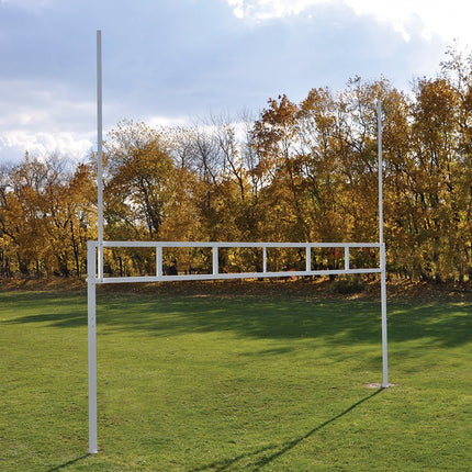 Jaypro Sports H - Frame Goals - Semi - Perm - Multipurpose - Adjustable - Official (No Backstays) - Official Size (8 ft. H x 24 ft. W) | FBSC - 120 FBSC-120 - Play and Sync