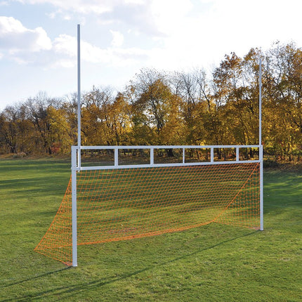 Jaypro Sports H - Frame Goals - Semi - Perm - Multipurpose - Adjustable - Official (No Backstays) - Official Size (8 ft. H x 24 ft. W) | FBSC - 120 FBSC-120 - Play and Sync