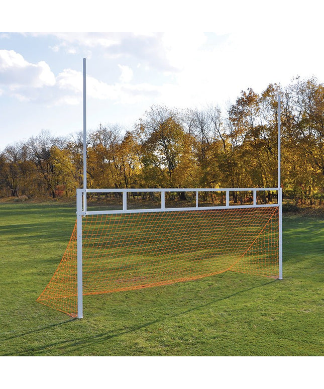 Jaypro Sports H - Frame Goals - Semi - Perm - Multipurpose - Adjustable - Official (No Backstays) - Official Size (8 ft. H x 24 ft. W) | FBSC - 120 FBSC-120 - Play and Sync
