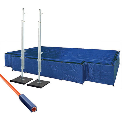 Jaypro Sports High Jump Landing Package - Front Cut - Out Design (High School) | TFHJPKG2 TFHJPKG2 - Play and Sync