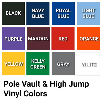 Jaypro Sports High Jump Landing System Cover (High School - Straight Front Design) | TFHJ - SYCHS TFHJ-SYCHS - Play and Sync