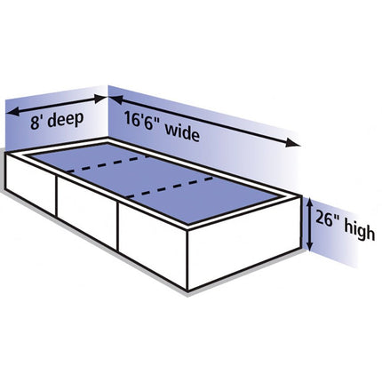 Jaypro Sports High Jump Landing System (High School - Straight Front Design) | TFHJ - SYHS TFHJ-SYHS - Play and Sync