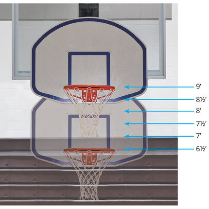 Jaypro Sports Little Champ Easy Adjust Backboard Adapter | LC - 6HP LC-6HP - Play and Sync