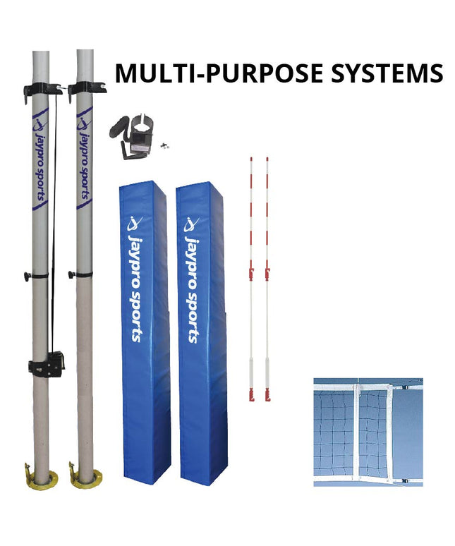 Jaypro Sports Multi - Sport Net System (3 in. Floor Sleeve) | PVB - 1300 PVB-1300 - Play and Sync
