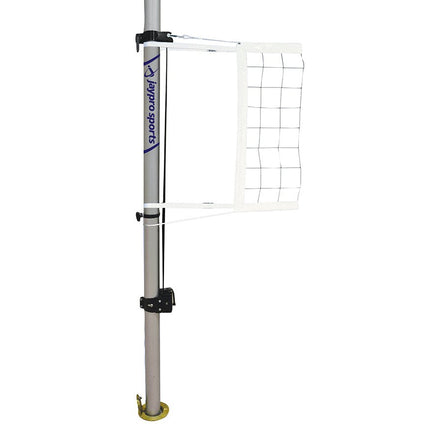 Jaypro Sports Multi - Sport Net System with Custom Graphics (3 in. Floor Sleeve) | PVB - 1300DX PVB-1300DX - Play and Sync