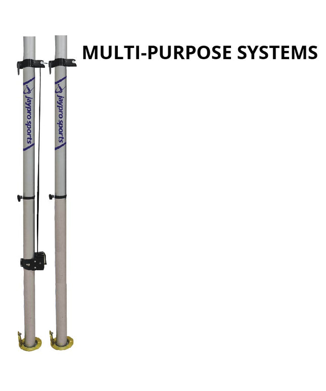 Jaypro Sports Multi - Sport Uprights (2 in. (51mm) - Canadian Floor Sleeve) | PVB - 12U PVB-12U - Play and Sync