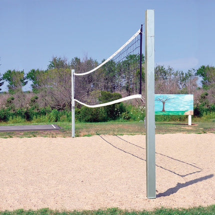 Jaypro Sports Outdoor Volleyball System - Coastal Competition - (4 in.) (Square Post) | OCC - 500 OCC-500 - Play and Sync