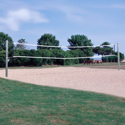 Jaypro Sports Outdoor Volleyball System - Coastal Competition - (4 in.) (Square Post) | OCC - 500 OCC-500 - Play and Sync