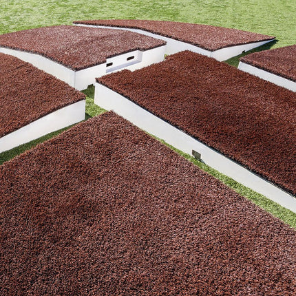 Jaypro Sports Pitcher's Mound - 10 in. H Pro Game Pitcher's Mound (18 ft. Diameter) | PPM1810 PPM1810 - Play and Sync