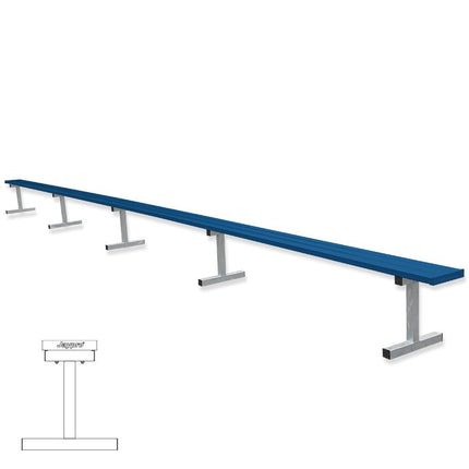 Jaypro Sports Player Bench - 27 ft. - Portable (Powder Coated) | PB - 95PC PB-95PC - Play and Sync