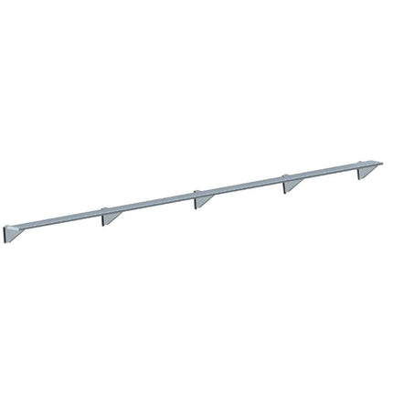 Jaypro Sports Player Bench - Wall - Mounted - 27 ft. | PBW - 95 PBW-95 - Play and Sync