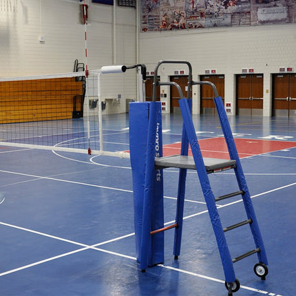 Jaypro Sports PowerLite Volleyball System Package (3 in. Floor Sleeve) - NFHS, NCAA, USVBA Compliant | PVB - 6PKG PVB-6PKG - Play and Sync