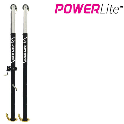Jaypro Sports PowerLite Volleyball Uprights (3 - 1/2 in. Floor Sleeve) - NFHS, NCAA, USVBA Compliant | PVB - 70U PVB-70U - Play and Sync