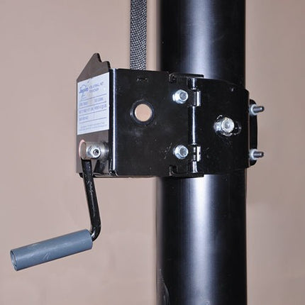 Jaypro Sports PowerLite Volleyball Uprights (3 in. Floor Sleeve) - NFHS, NCAA, USVBA Compliant | PVB - 65U PVB-65U - Play and Sync