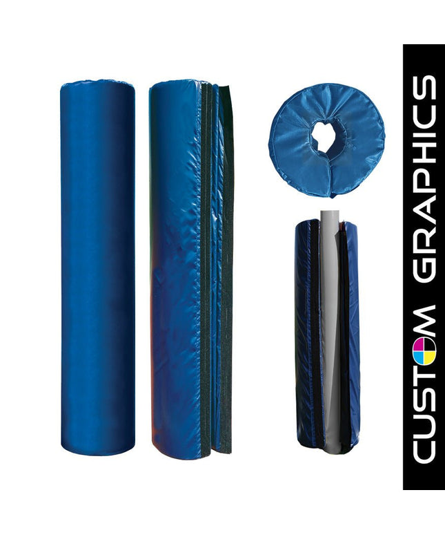Jaypro Sports Protector Pad - 4 in. Thick pad with Custom Graphics - Post Pad - (Outdoor) - Pro Style (4 - 1/2 in. Pole) | PPP - 100DX PPP-100DX - Play and Sync