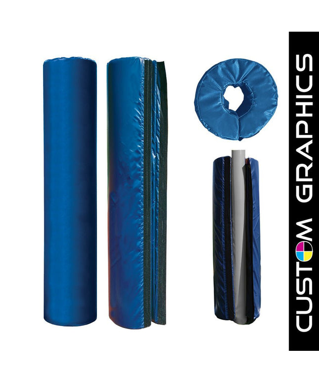 Jaypro Sports Protector Pad - 4 in. Thick pad with Custom Graphics - Post Pad - (Outdoor) - Pro Style (5 - 9/16 in. Pole) | PPP - 300DX PPP-300DX - Play and Sync