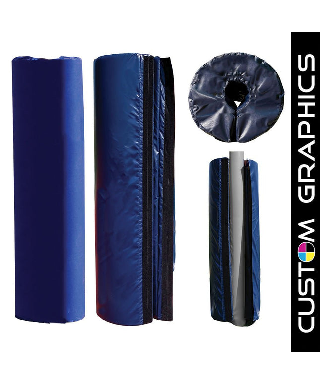 Jaypro Sports Protector Pad - 6 in. Thick pad with Custom Graphics - Post Pad (Outdoor) - Pro Style (4 - 1/2 in. Pole) | PPP - 500DX PPP-500DX - Play and Sync